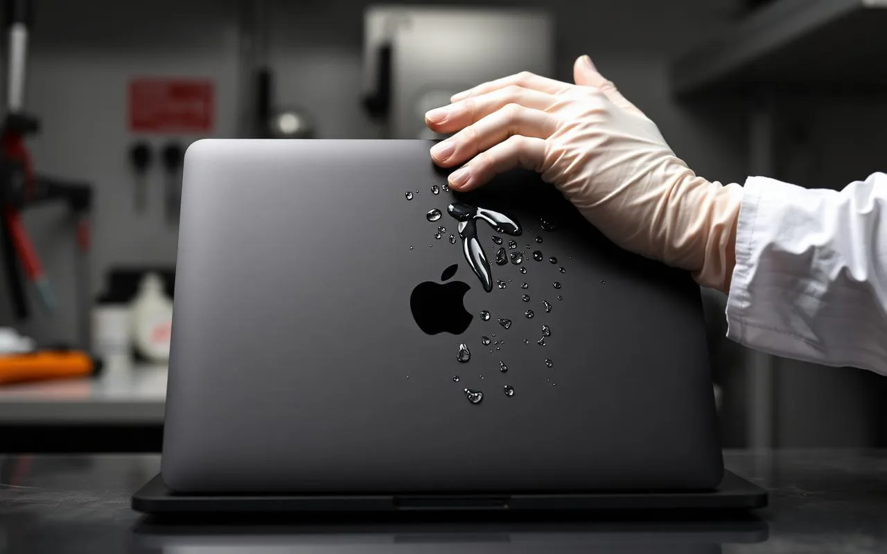 MacBook water damage repair AppleForce